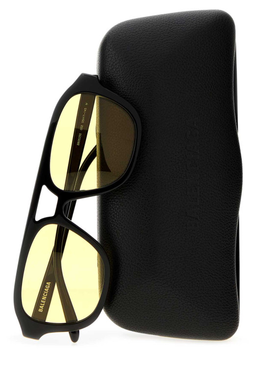 Black acetate Pilot Daily sunglasses BALENCIAGA (870674T0039)