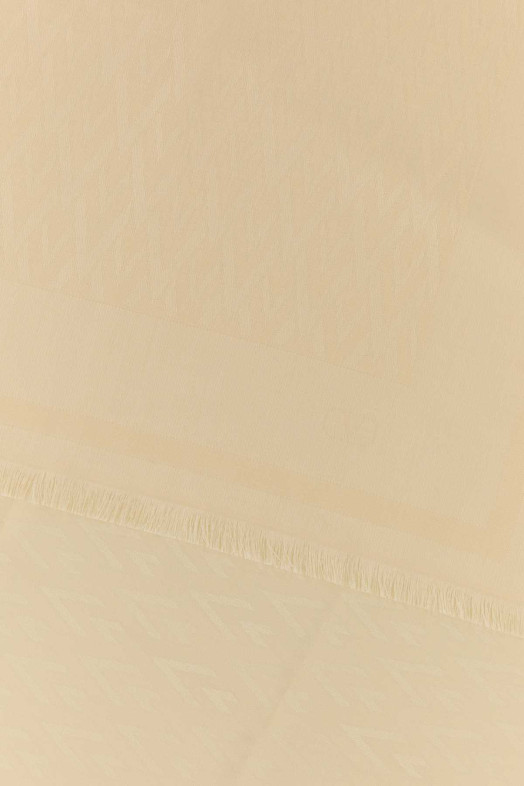 Cream silk blend scarf VALENTINO GARAVANI (9W2EB104HKS)