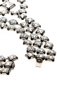 Silver metal Deconstructed Crystals necklace GIVENCHY (BF00TGF005)