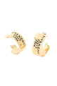 Gold metal GIVENCHY Tape earrings GIVENCHY (BF115FF003)