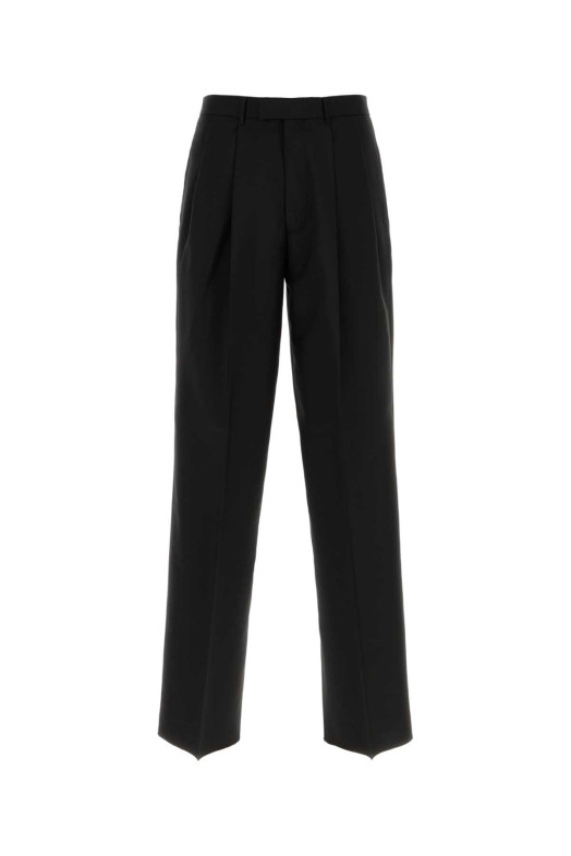 Black wool blend pant GIVENCHY (BM51NF100H)