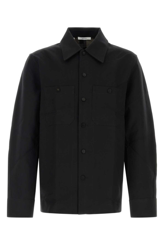 Black cotton Couture Seam shirt GIVENCHY (BM61AE16TP)