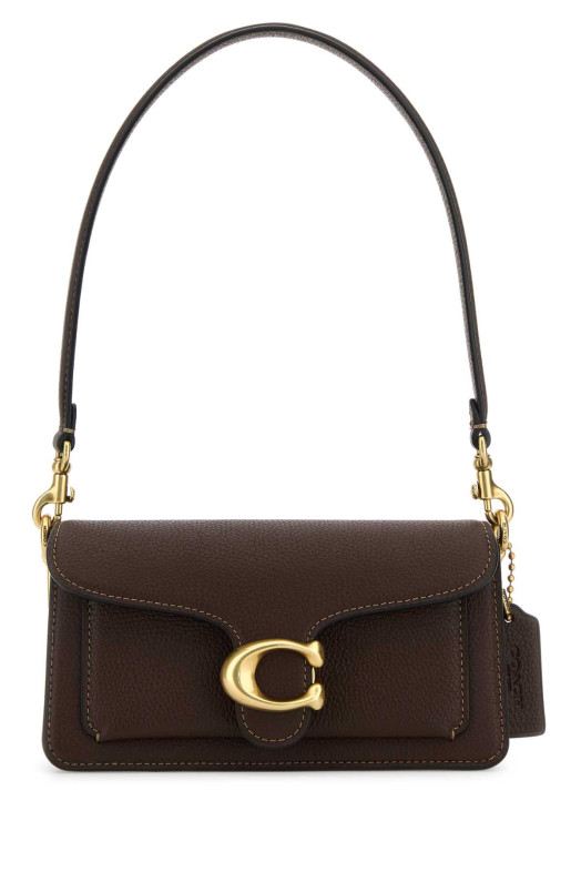 Chocolate leather Tabby 20 shoulder bag COACH NEW YORK (CY201)