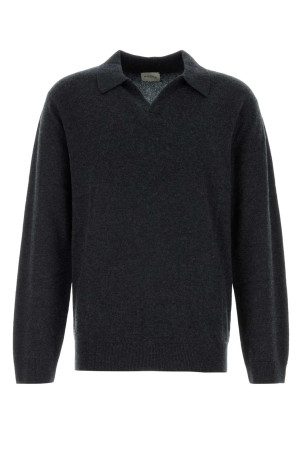 Midnight blue cashmere Gibson sweater LE KASHA (GIBSON0)