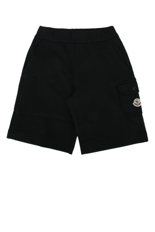 Спортивные штаны черного цвета MONCLER JR (L19548H0000889AKM)
