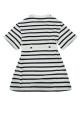 ПЛАТЬЕ белое/черное MONCLER JR (L19548I0001089AXT)