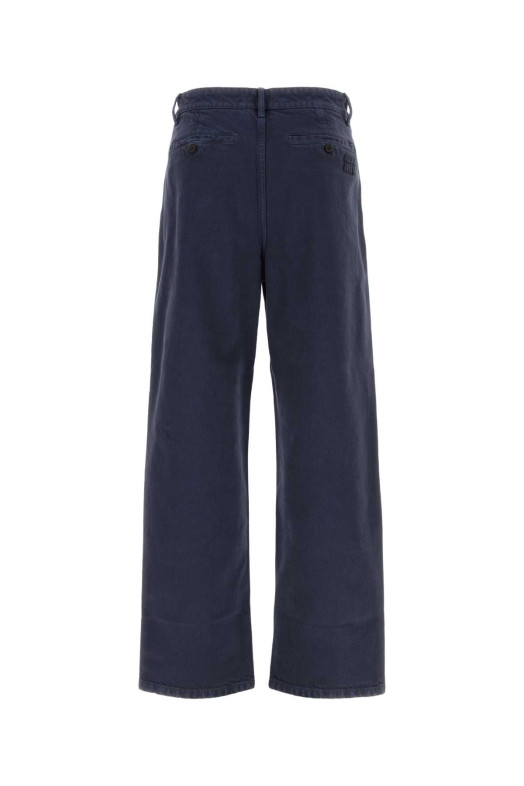 Navy blue gabardine pant MIU MIU (MP1970SOOO19JY)