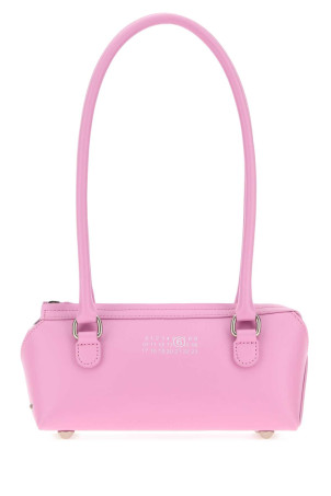 Pink leather Bauletto shoulder bag MM6 MAISON MARGIELA (SB6ZH0039P9061)