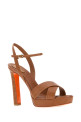 Сандалии Laureen из верблюжьей кожи SANTONI (WHVX71874HX2TONL)