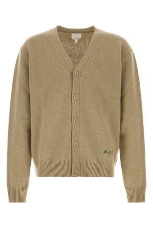 Beige wool Kevin cardigan A.P.C. (WOASWH22020)