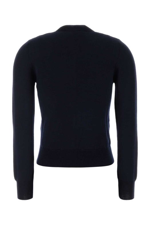 Dark blue wool blend Rosa cardigan Denim A.P.C. (WVBEPF22346)