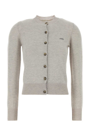 Melange grey wool blend Rosa cardigan A.P.C. (WVBEPF22346)