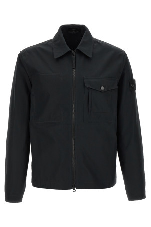 Cotton overshirt Black