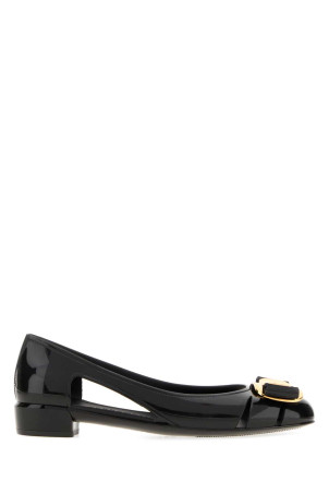 Black rubber Nara ballerinas SALVATORE FERRAGAMO (01K5577854411C)