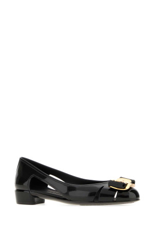 Black rubber Nara ballerinas SALVATORE FERRAGAMO (01K5577854411C)