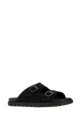 Черные жаккардовые тапочки Colly от SALVATORE FERRAGAMO (029157775573M)