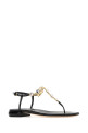 Black thong sandals Black MIU MIU (5Y145EF010069)