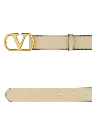 Ivory leather VLogo belt VALENTINO GARAVANI (7W2T0SM3IYR)
