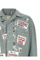 Shirt adhesive decorations BLUE