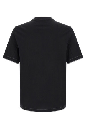 Double layer t-shirt Black