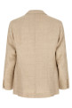 Hopsack dress Beige