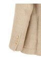 Hopsack dress Beige