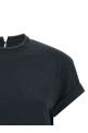 'Shiny Collar' T-shirt Blue