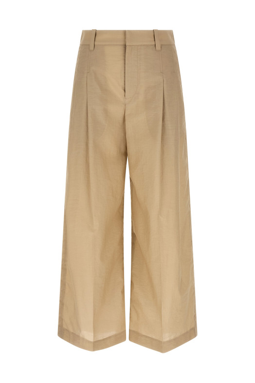 'A-line' pants Beige
