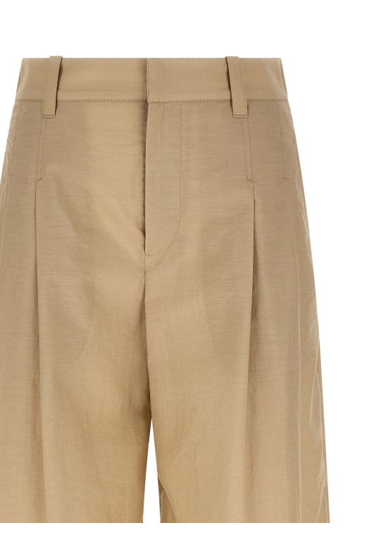 'A-line' pants Beige