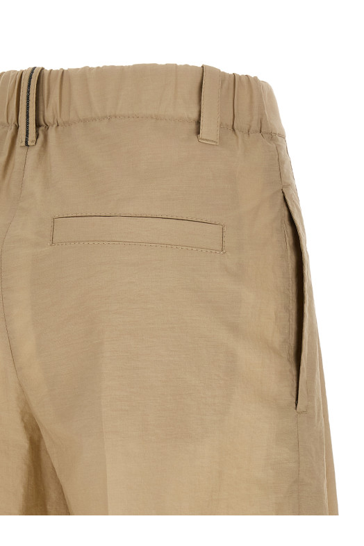'A-line' pants Beige