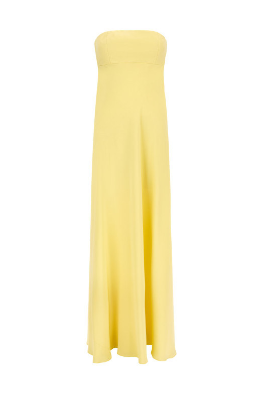 Платье с открытыми плечами, желтое GIOVANNI BEDIN GBSS26502LGIALLO
