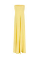 Платье с открытыми плечами, желтое GIOVANNI BEDIN GBSS26502LGIALLO