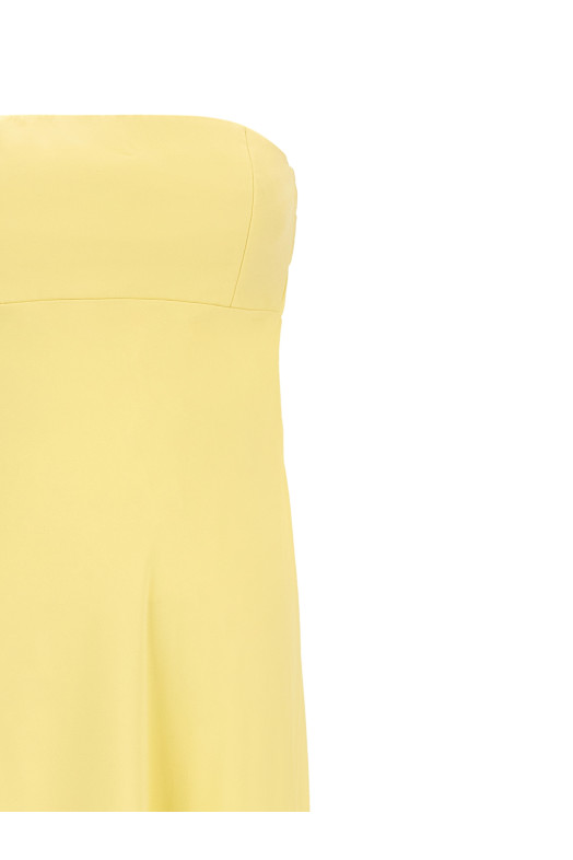 Платье с открытыми плечами, желтое GIOVANNI BEDIN GBSS26502LGIALLO