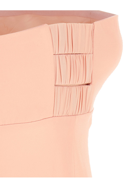 Платье с открытыми плечами, розовое GIOVANNI BEDIN GBSS26502LROSA