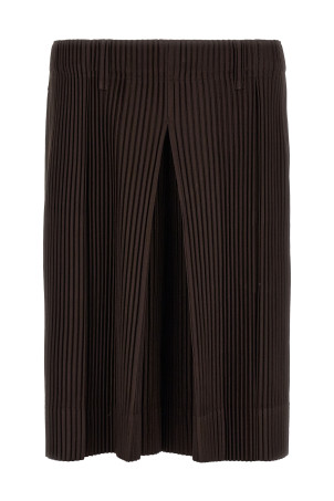 'Tailored Pleats 2' bermuda shorts Brown