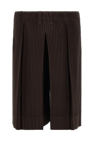 'Tailored Pleats 2' bermuda shorts Brown