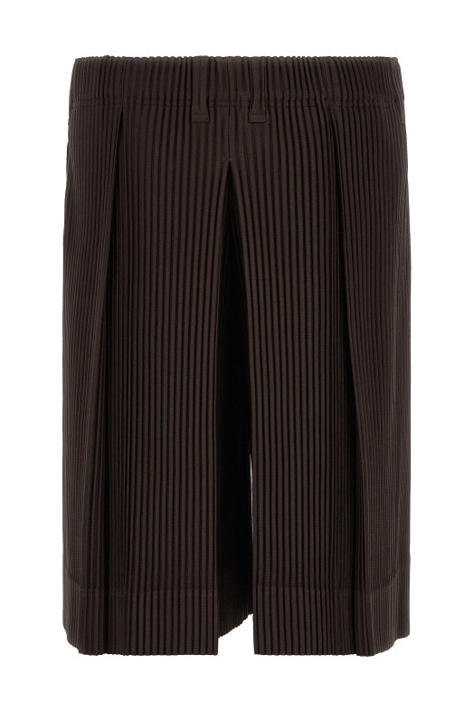 'Tailored Pleats 2' bermuda shorts Brown