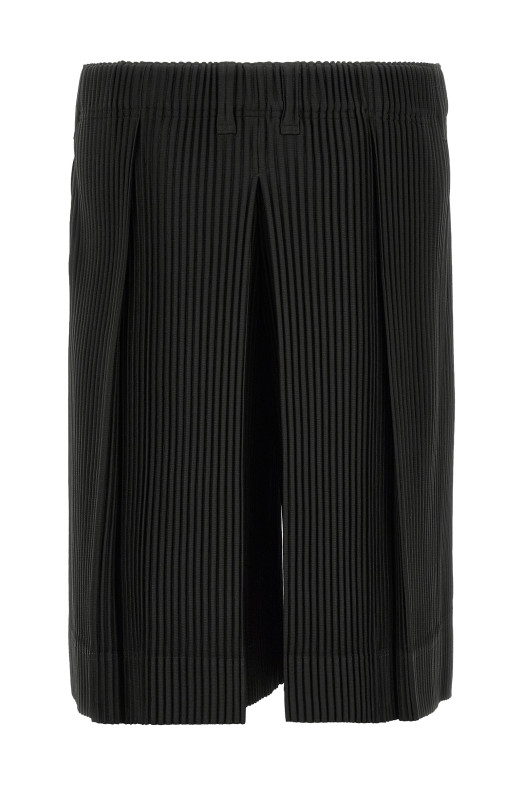 'Tailored Pleats 2' bermuda shorts Black