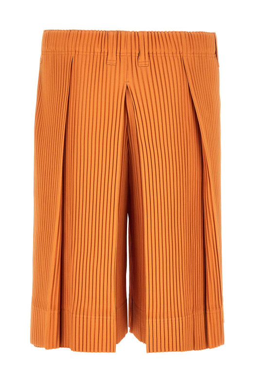 'Tailored Pleats 2' bermuda shorts orange