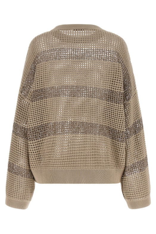 'Dazzling Stripes' sweater Gray