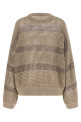 'Dazzling Stripes' sweater Gray