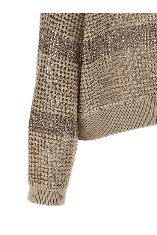 'Dazzling Stripes' sweater Gray