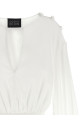 Платье из хлопкового муслина, белого цвета GIOVANNI BEDIN GBSS26507CBIANCO