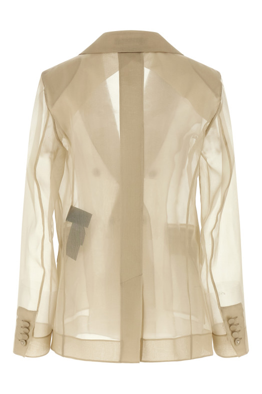 'MxeSlogan' blazer Beige