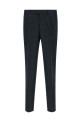 Hopsack dress Blue
