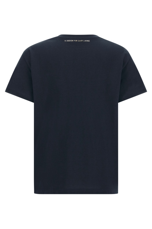 'SmmEdile' T-shirt Blue