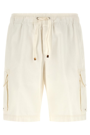 Cargo bermuda shorts White