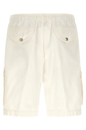 Cargo bermuda shorts White