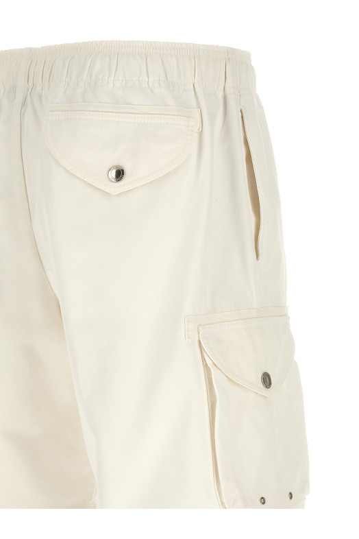 Шорты-бермуды Cargo, белые BRUNELLO CUCINELLI M252DU0025C2200
