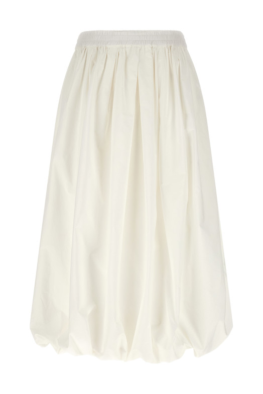 'WkiNuvole' skirt White
